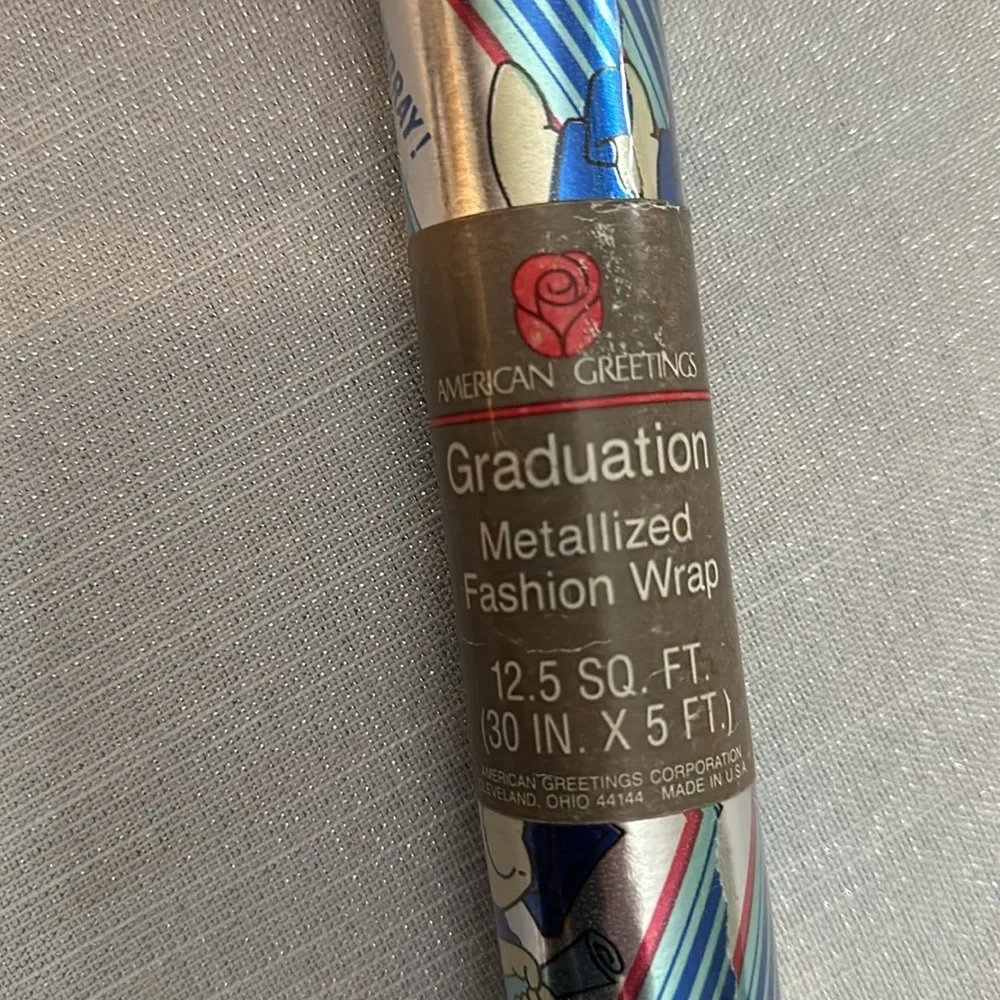 Vintage Ziggy Tom Wilson graduation wrapping paper NEW 👨‍🎓🧑🏻‍🎓